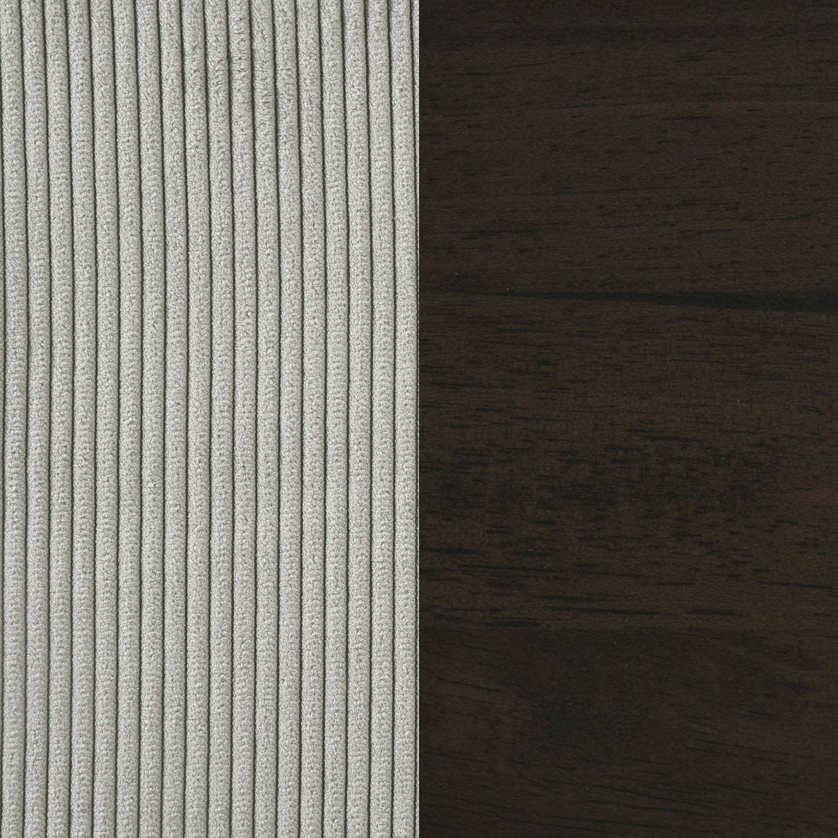 Deerhurst Upholstered Track Arm Tufted Sofa in Greige