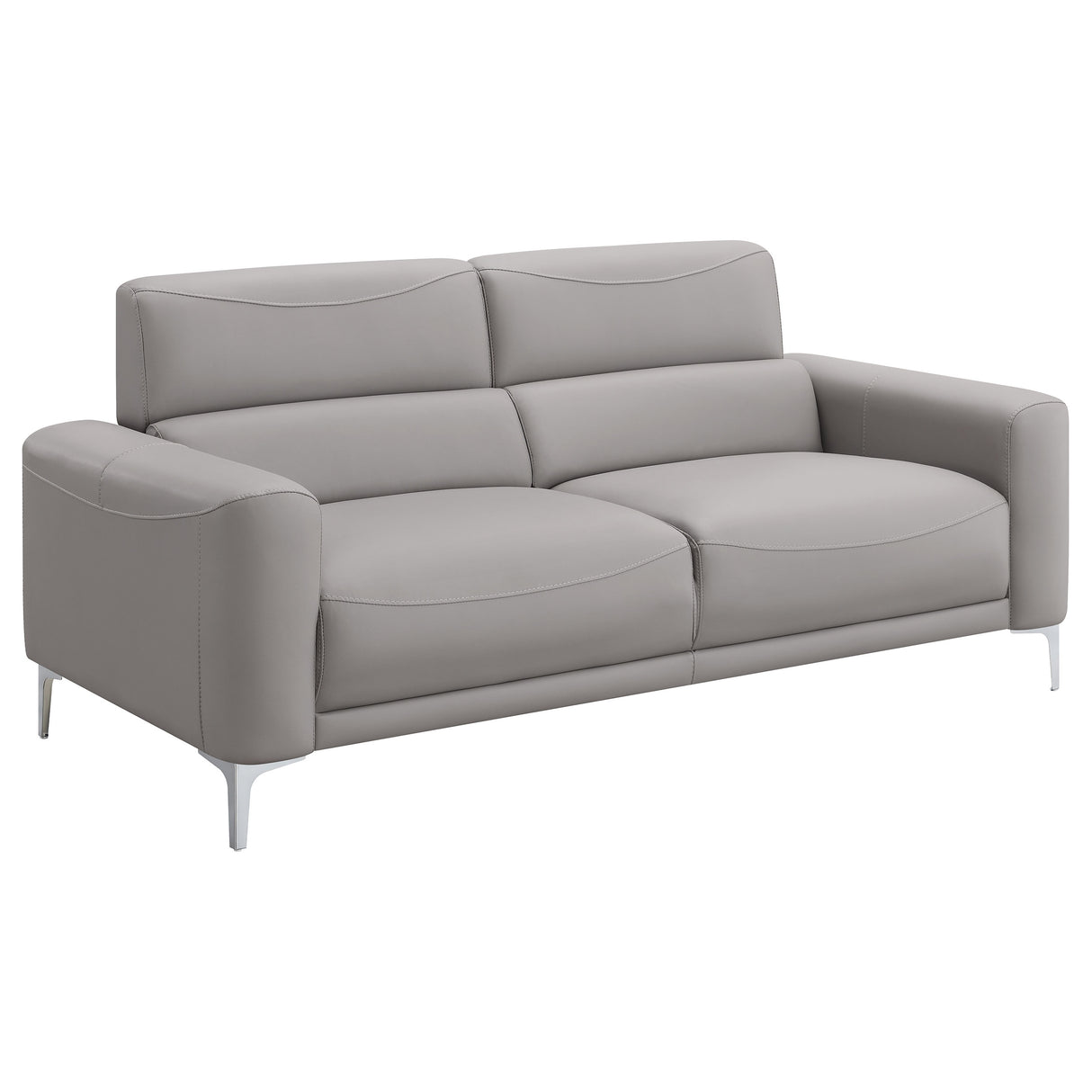 Glenmark Upholstered Track Arm Sofa in Taupe