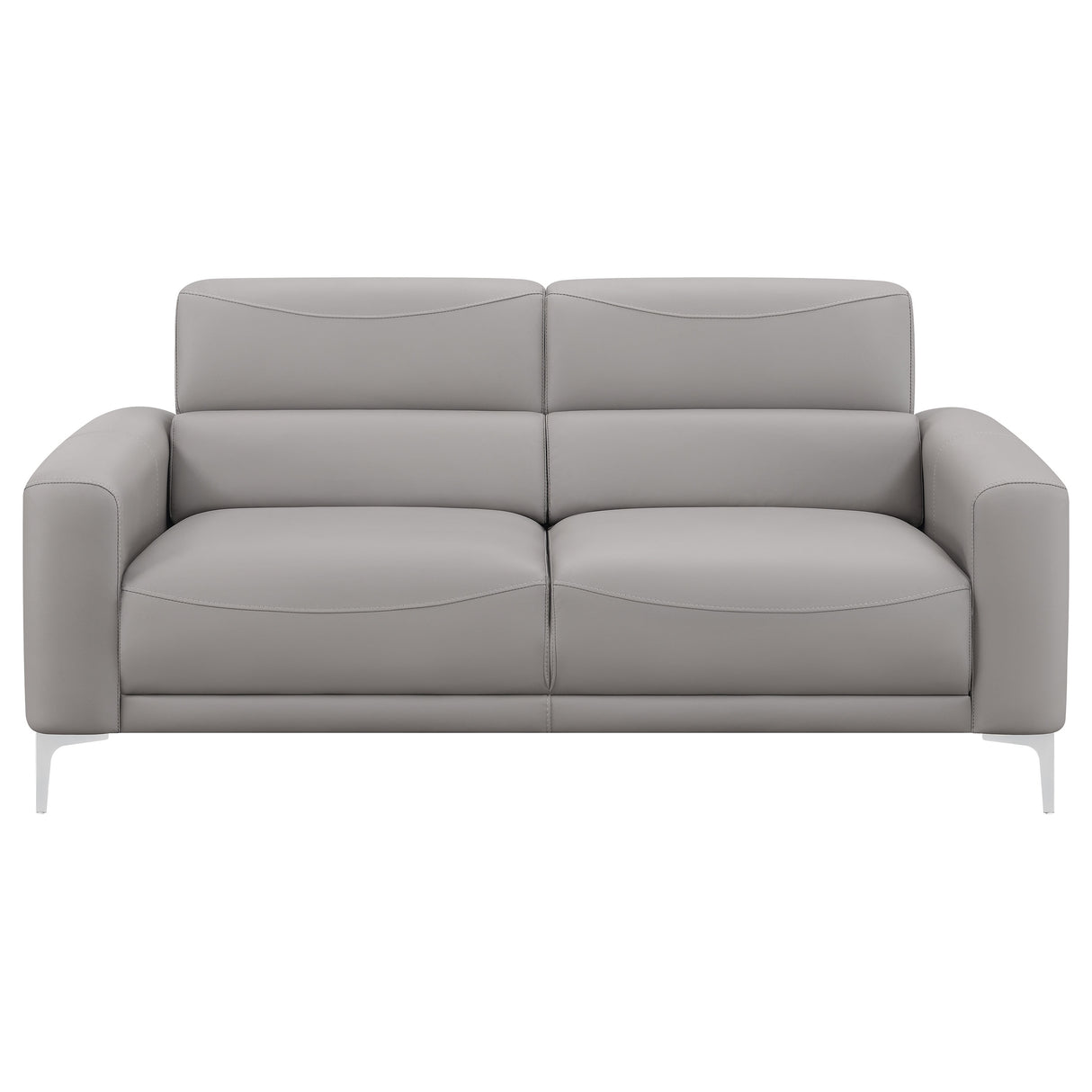 Glenmark Upholstered Track Arm Sofa in Taupe