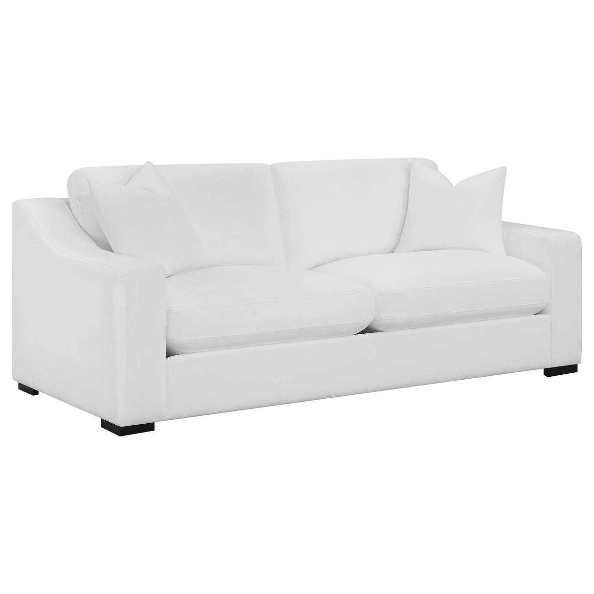 Ashlyn 2-Piece Upholstered Sofa Set - White
