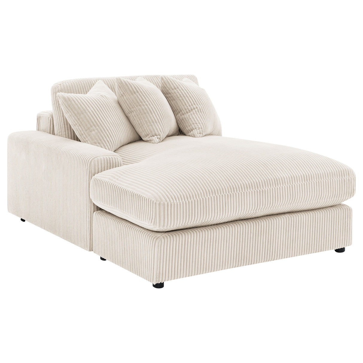 Blaine Upholstered Reversible Chaise Sectional Sofa, Sand