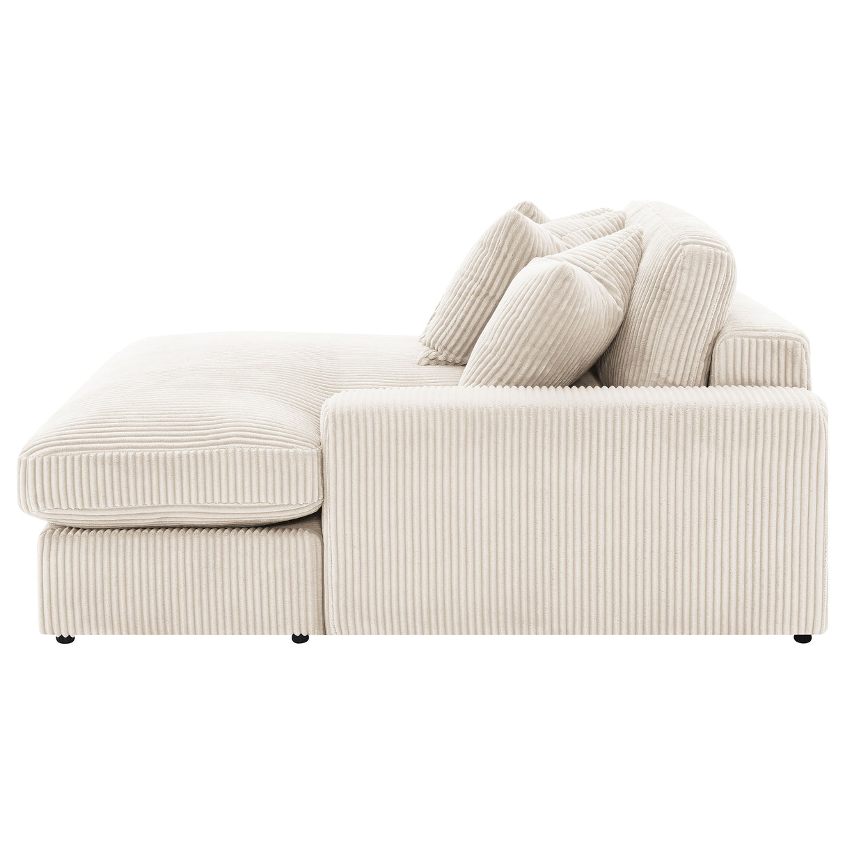 Blaine Upholstered Reversible Chaise Sectional Sofa, Sand
