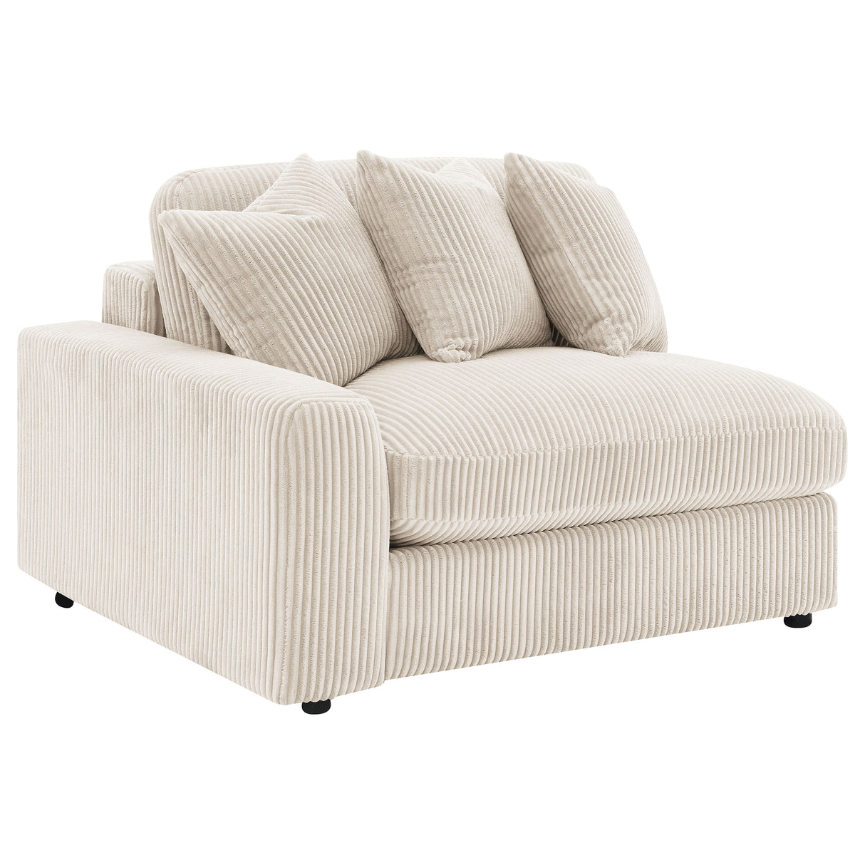 Blaine Upholstered Reversible Chaise Sectional Sofa, Sand