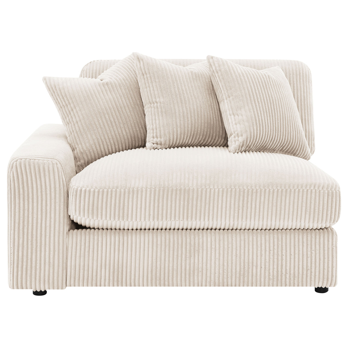 Blaine Upholstered Reversible Chaise Sectional Sofa, Sand
