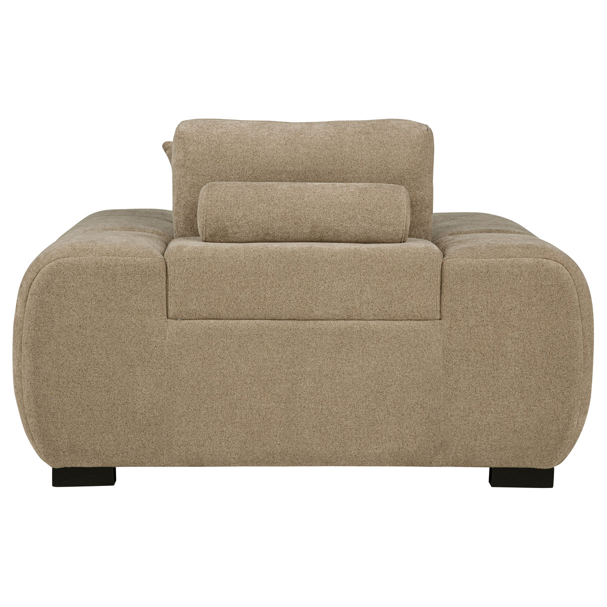 Octavia Upholstered Track Arm Accent Chair - Camel