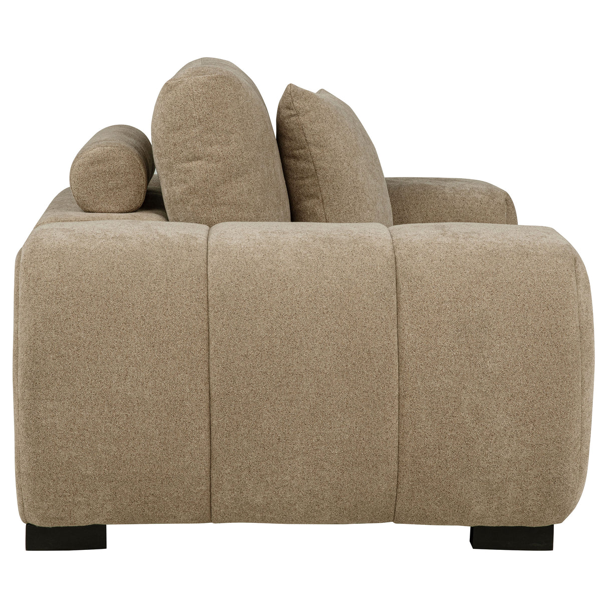 Octavia Upholstered Track Arm Accent Chair - Camel