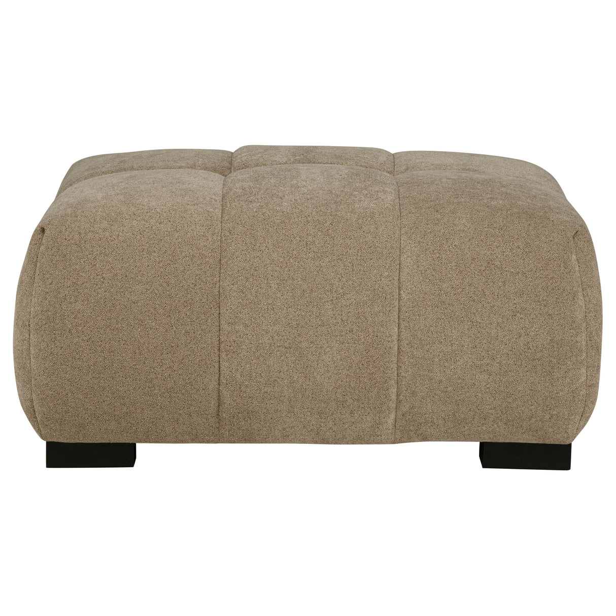 Octavia Upholstered Rectangular Ottoman, Camel