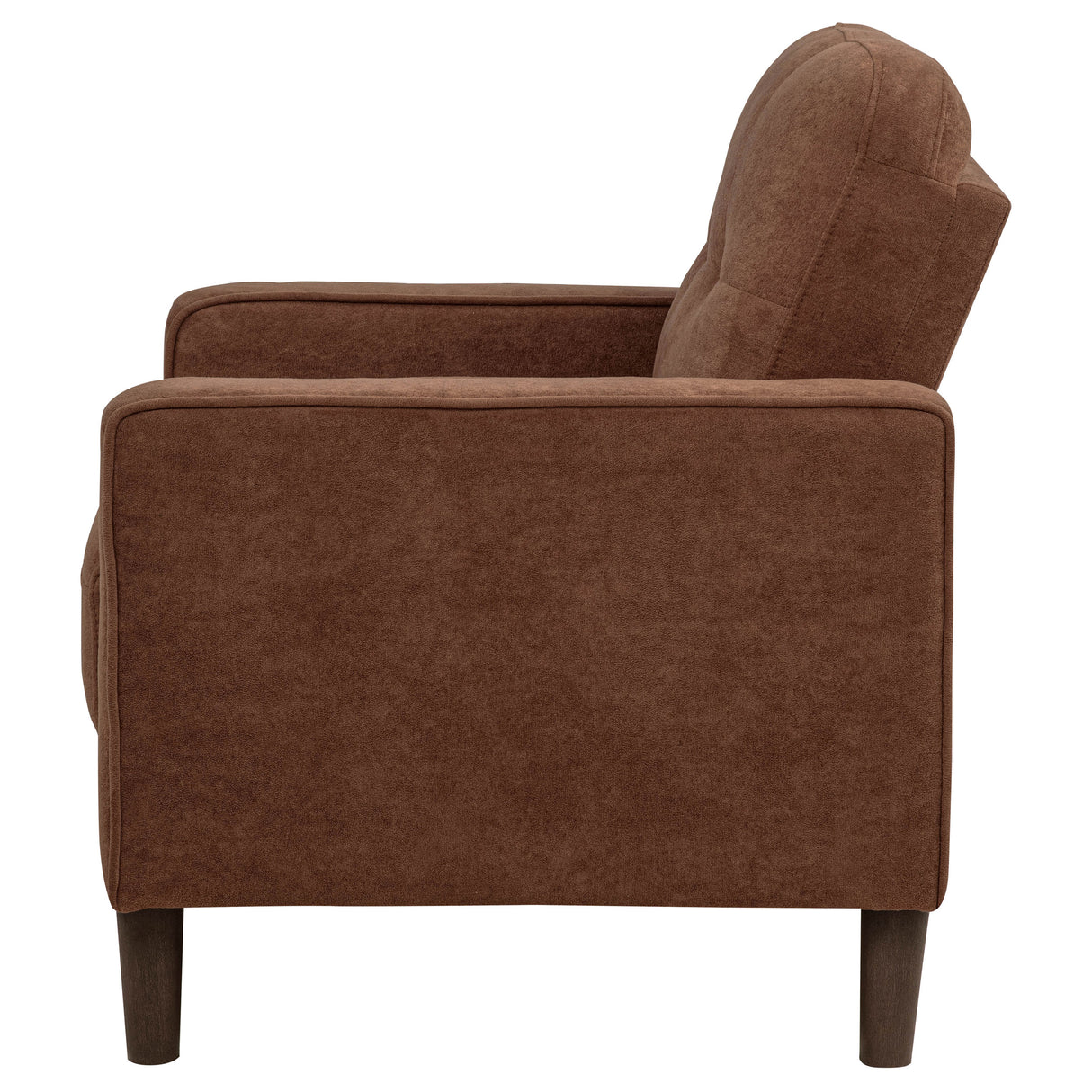 Bowen II Fabric Upholstered Track Arm Accent Chair - Rust