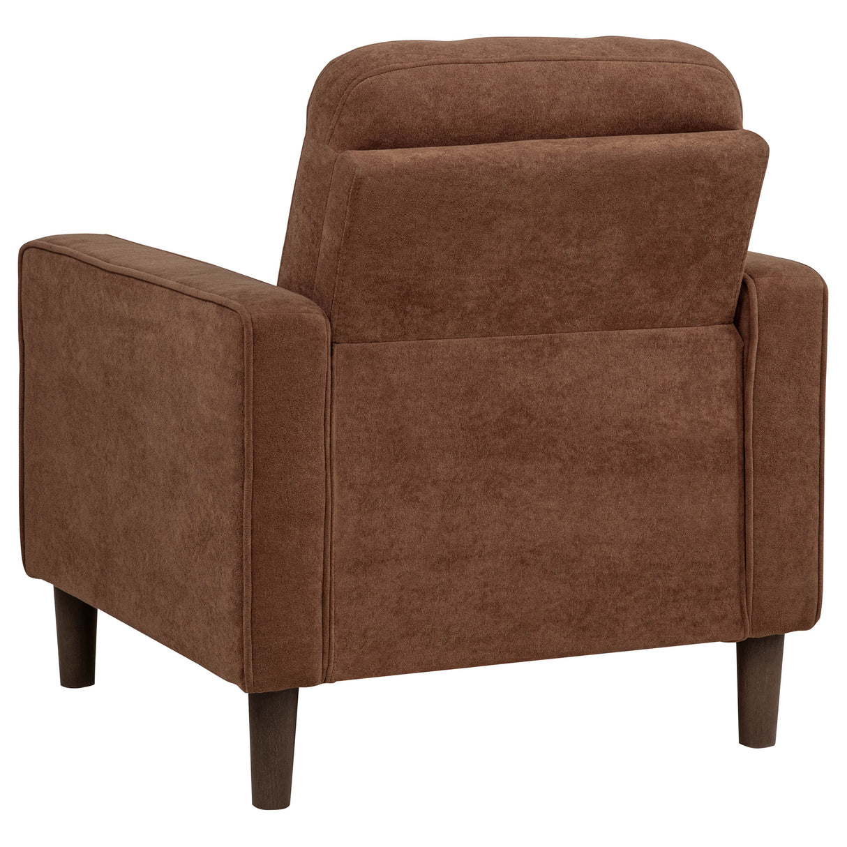Bowen II Fabric Upholstered Track Arm Accent Chair - Rust