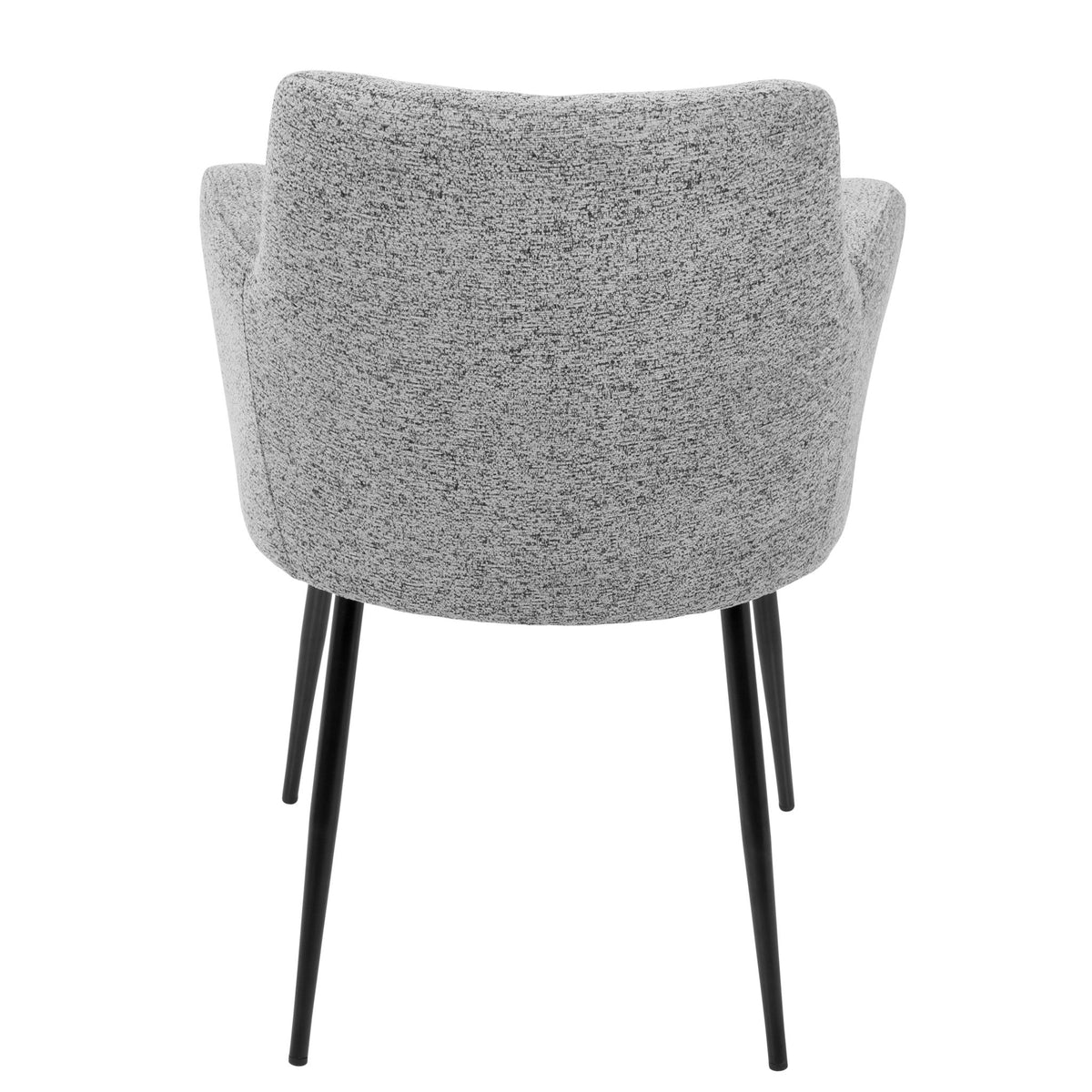 Andrew - Contemporary Dining / Chair (Set of 2) - Gray - Fabric
