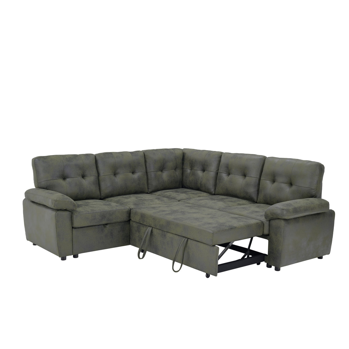 Convertible Sectional Sofa Bed & Pull Out Sleeper And Storage