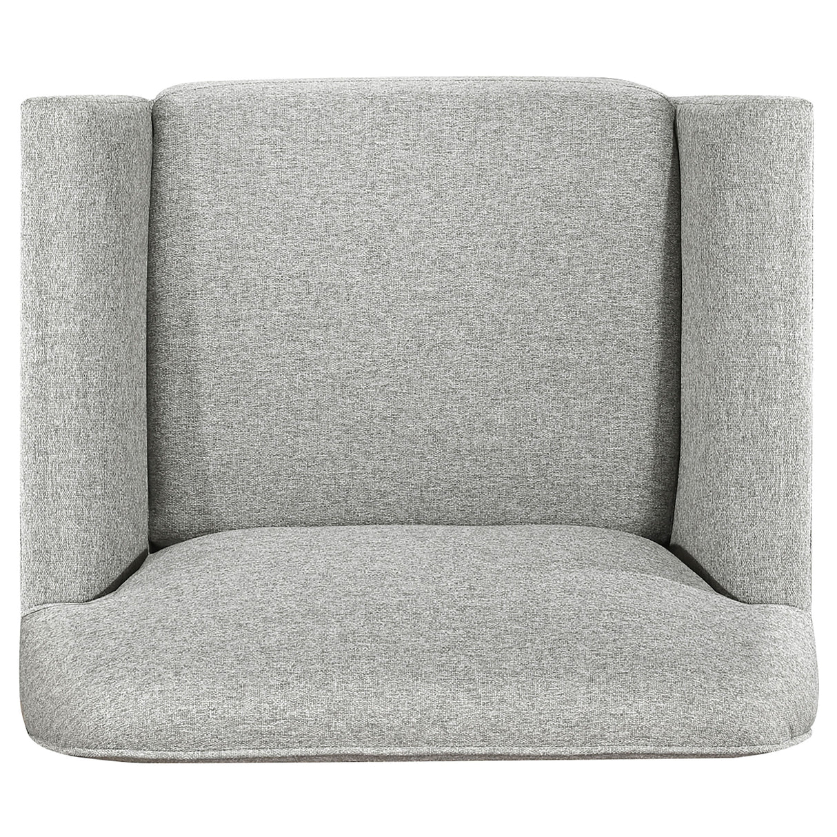 Vaughn Grey Fabric Upholstered Flared Arm Accent Chair