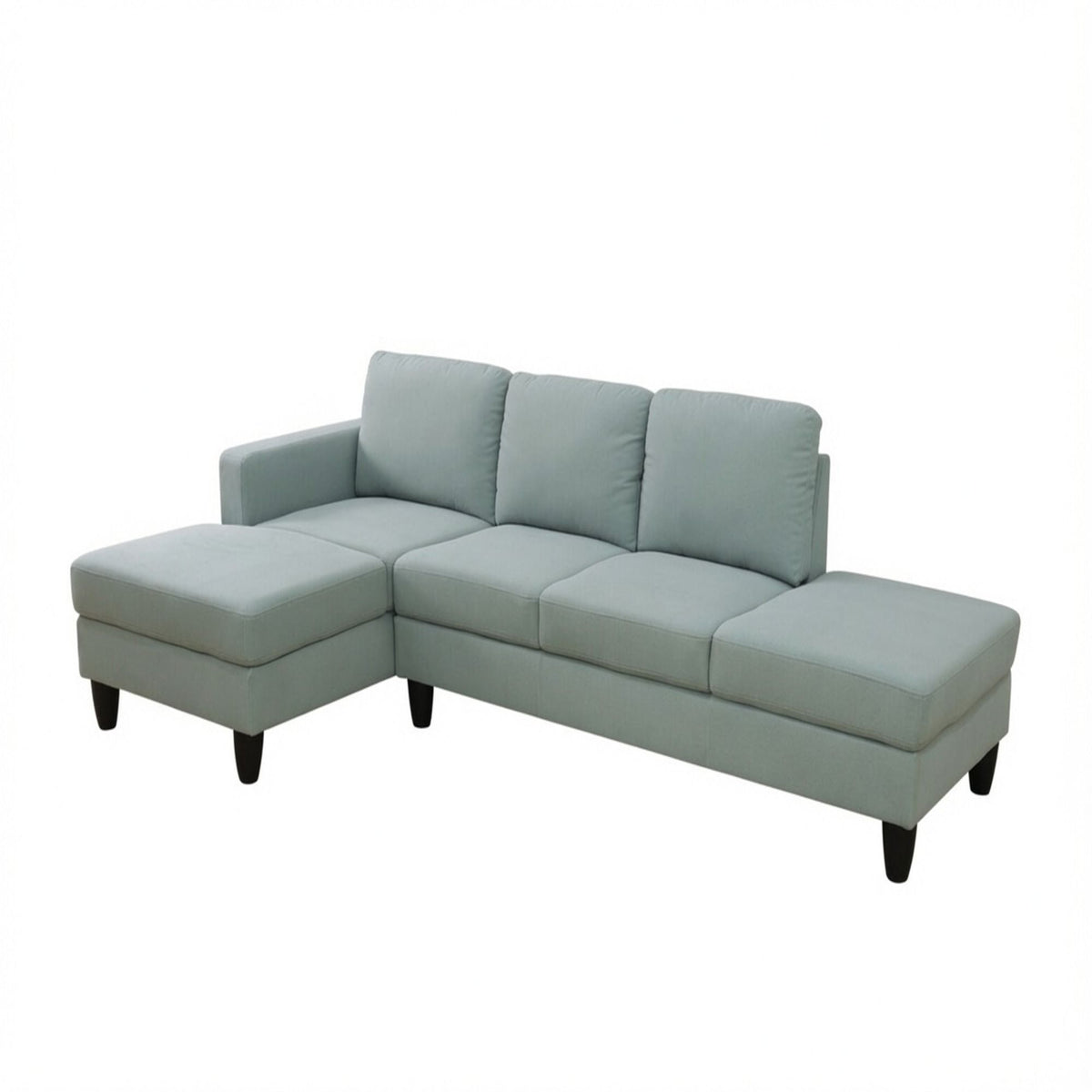 L - Shaped Design Chaise Sofa With Ottoman
