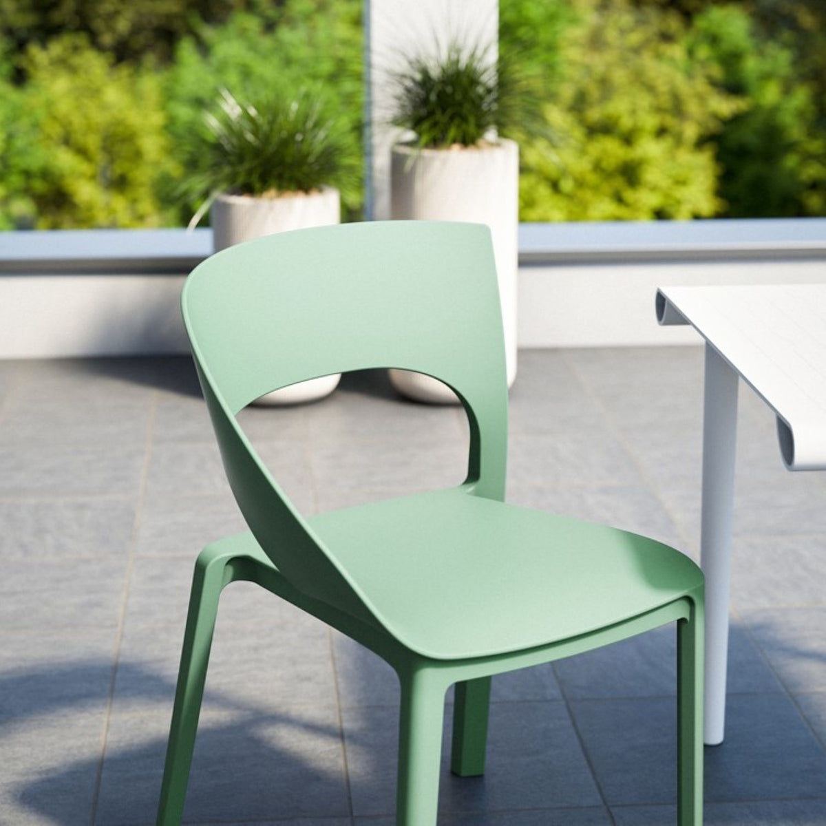 1 Piece Designed Single Chair, UV Resistant, Waterproof And Wear Resistant - Haze Green