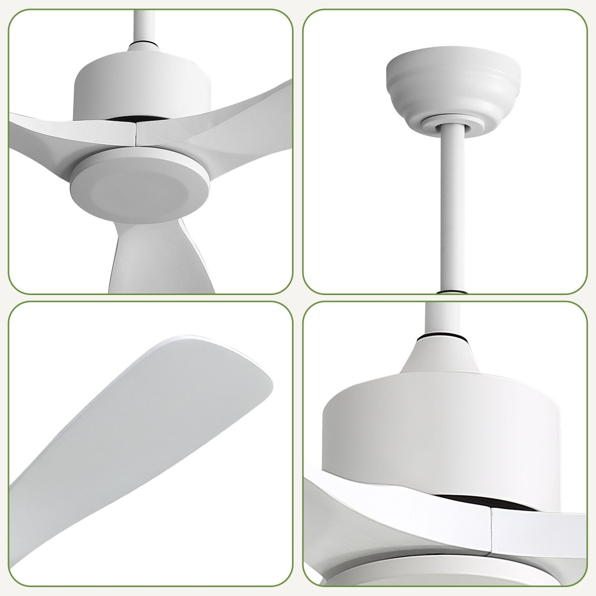 52" All Ceiling Fan With DC Reversible Motor, 3 Blades - Ceiling Fans available at Alpine Outlets in Denver