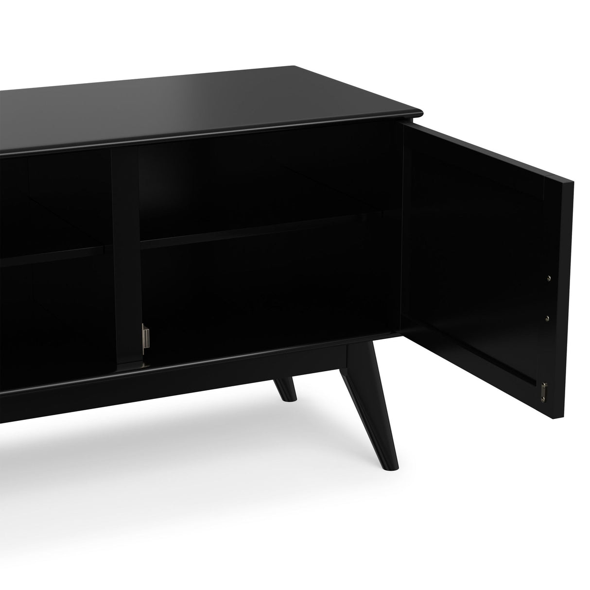 Draper - Handcrafted Mid Century Low TV Media Stand