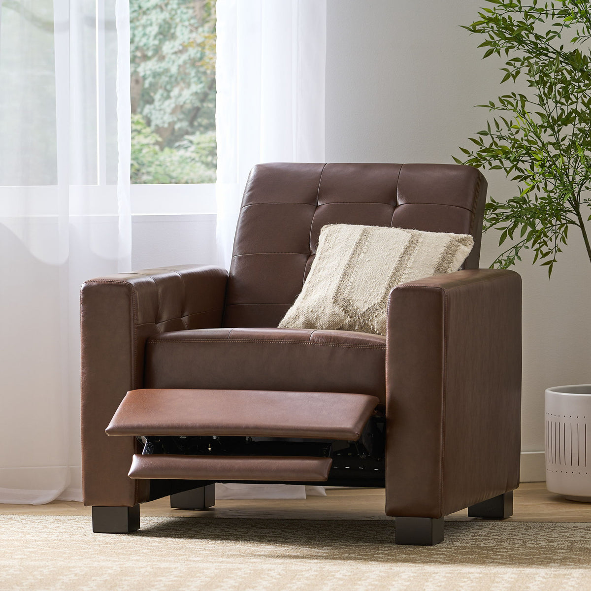 Langseth - Contemporary Tufted Pushback Recliner