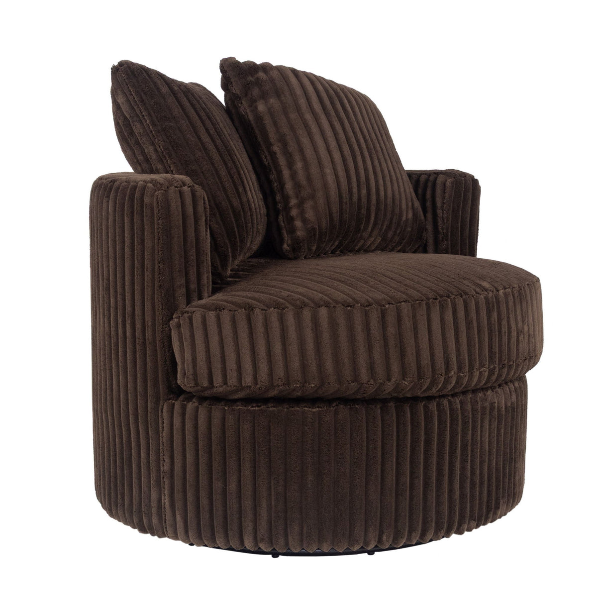 Swivel Upholstered Accent Chair For Living Room