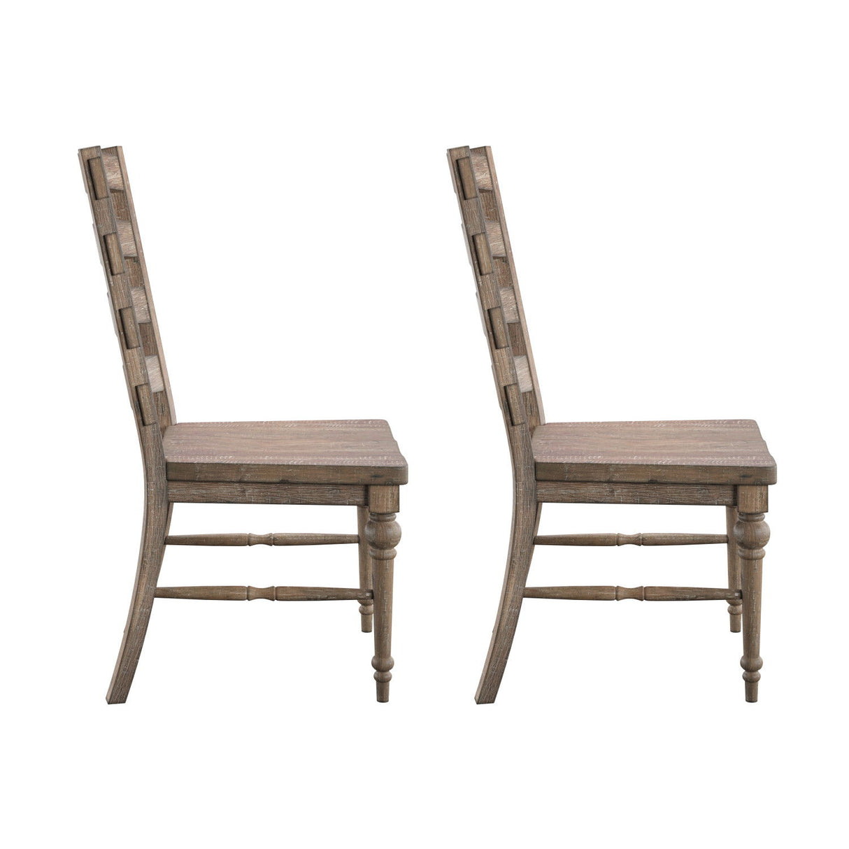 Ladderback Dining Chairs, (Set of 2) - Taupe