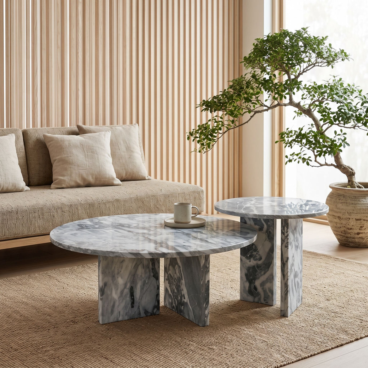 Elegant Coffee Duo Table Set