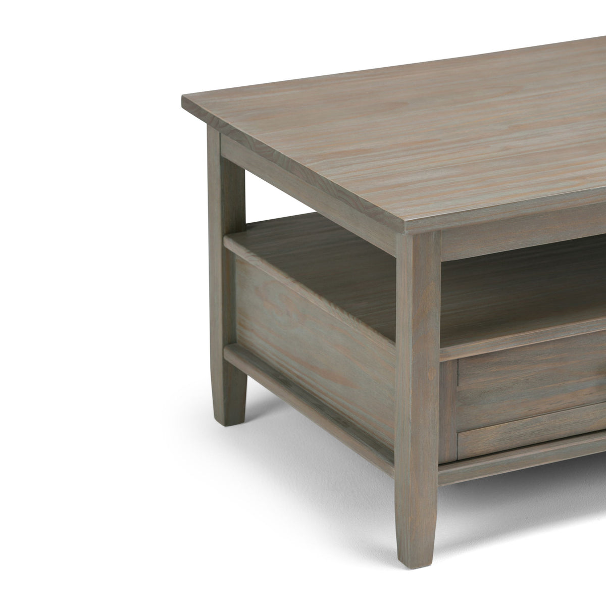 Warm Shaker - Coffee Table - Distressed Gray