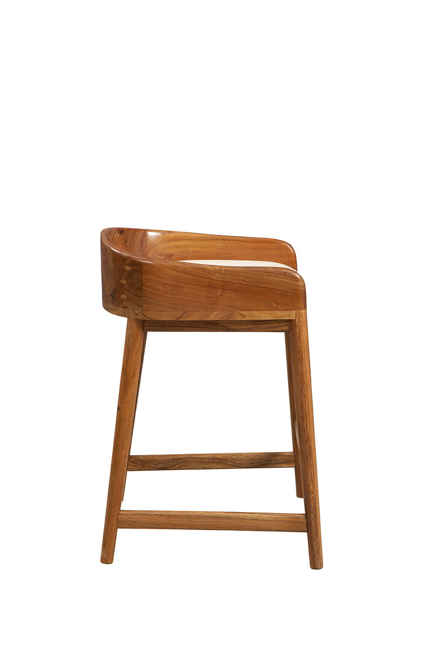 Saddle - Counter Stool - Light Brown