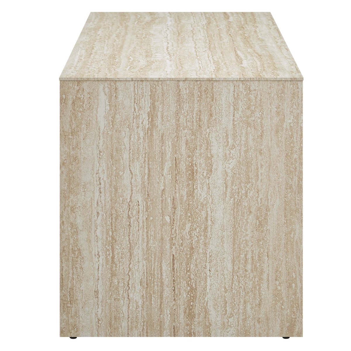 54 Inch Iconic Faux Travertine Indoor Bench - Benches available at Alpine Outlets in Denver