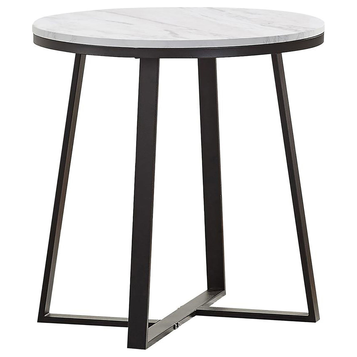 Melisa - 2 Piece Coffee And End Table Set - White Marble