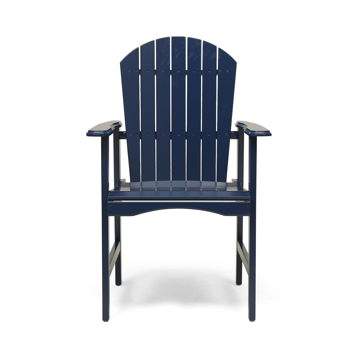 Outdoor Weather Resistant Acacia Wood Adirondack Dining Chairs (Set of 2)
