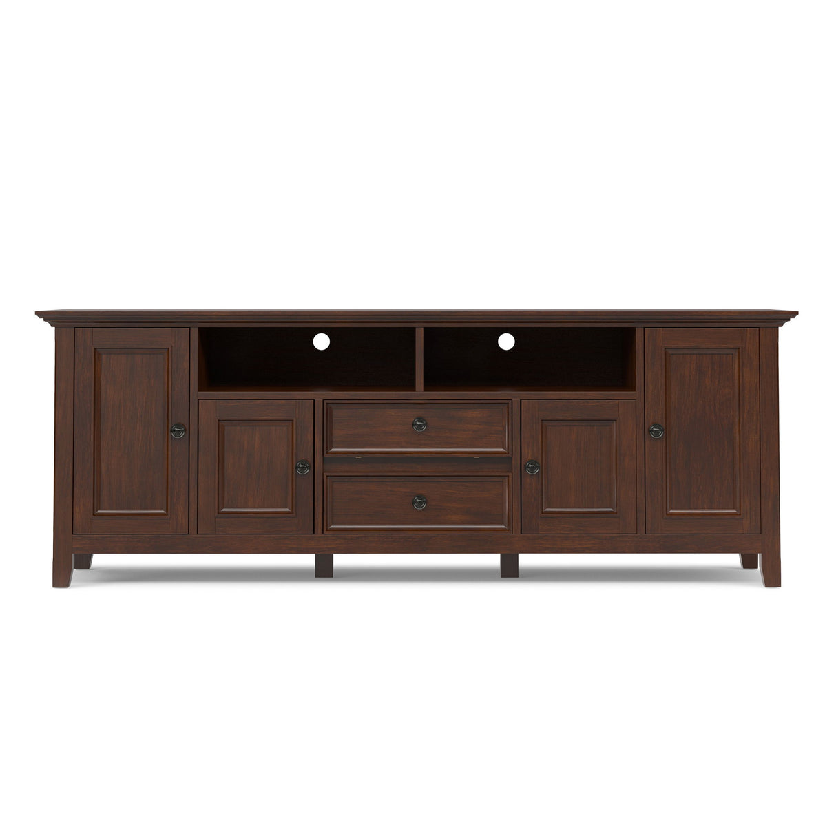 Amherst - TV Stand For TVs Up To 80" - Brown