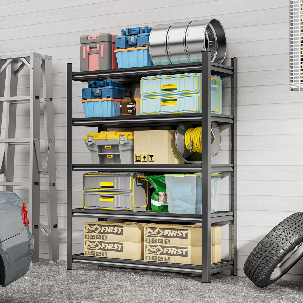 Adjustable Height Storage Rack
