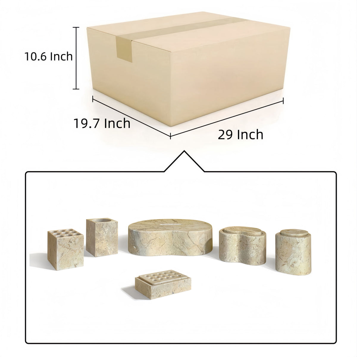 Elegant Bathroom Accessories Set