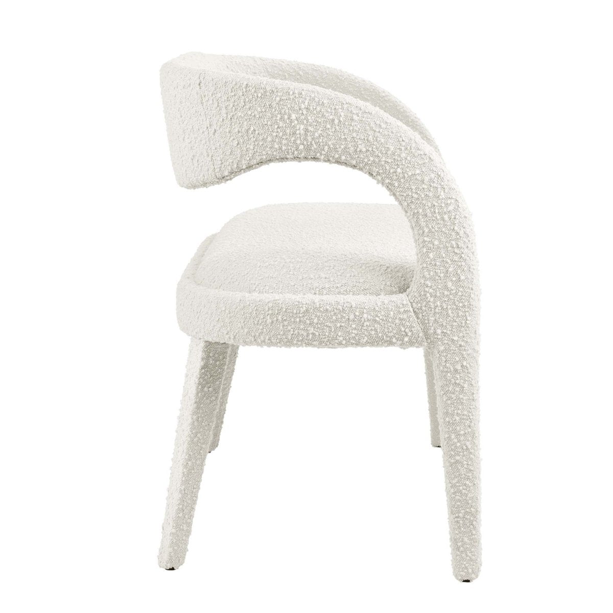 55 Inch Sophisticated Boucle Fabric Accent Bench - Benches available at Alpine Outlets in Denver