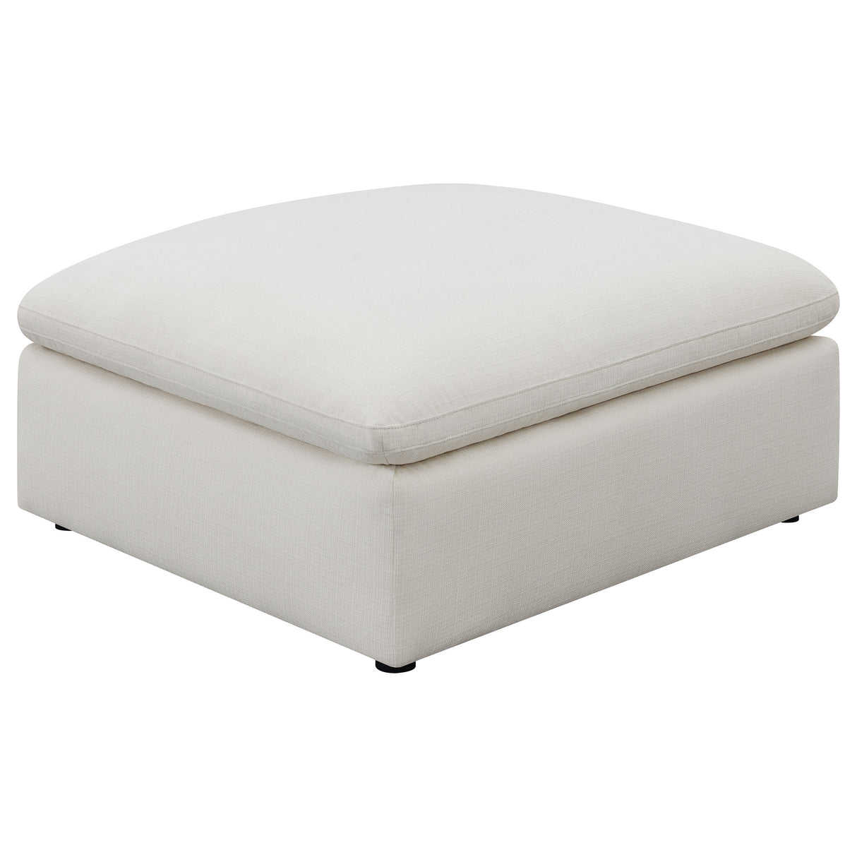 Hobson 6-Piece Upholstered Modular Sectional Sofa in Ivory