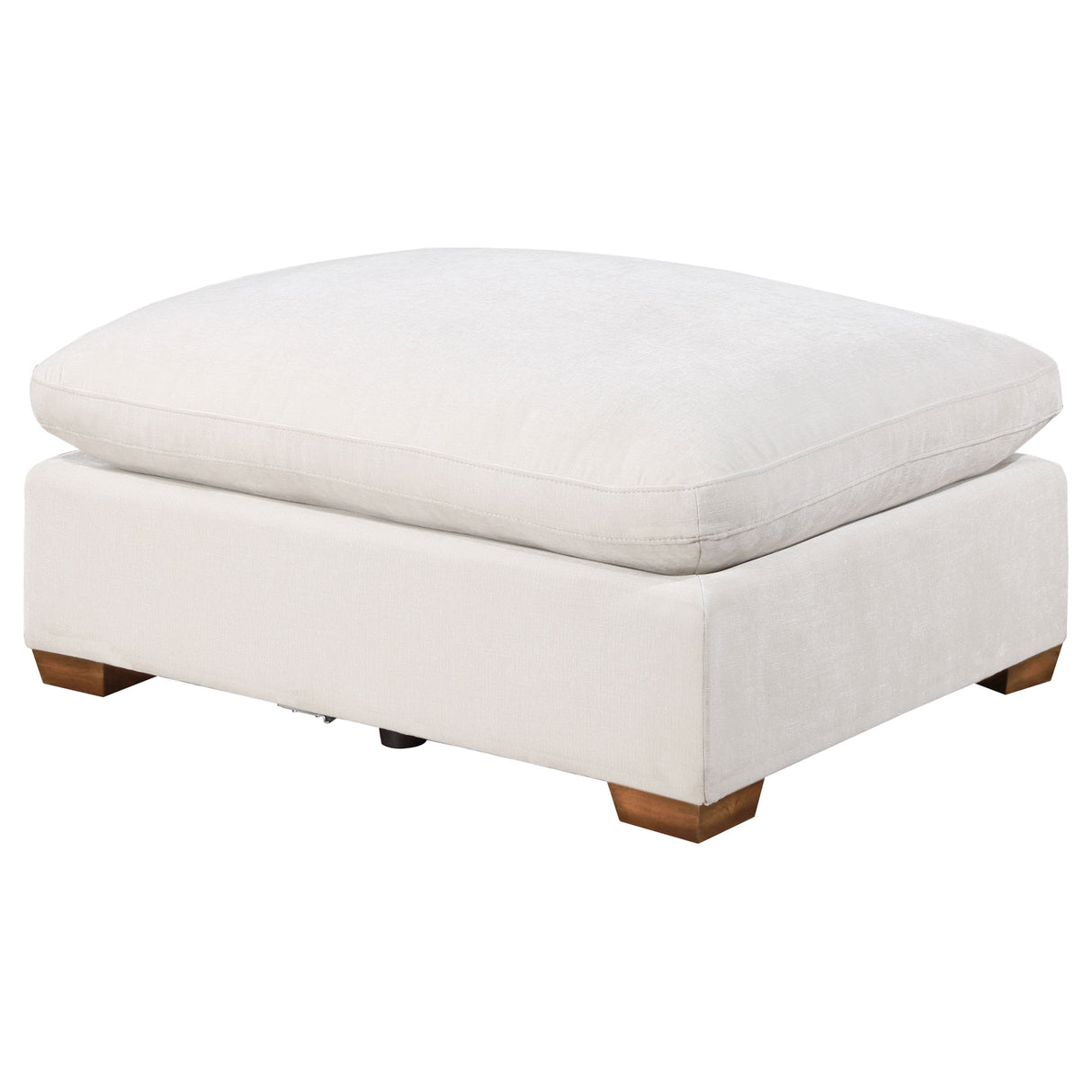 Lakeview Rectangular Upholstered Ottoman in Ivory