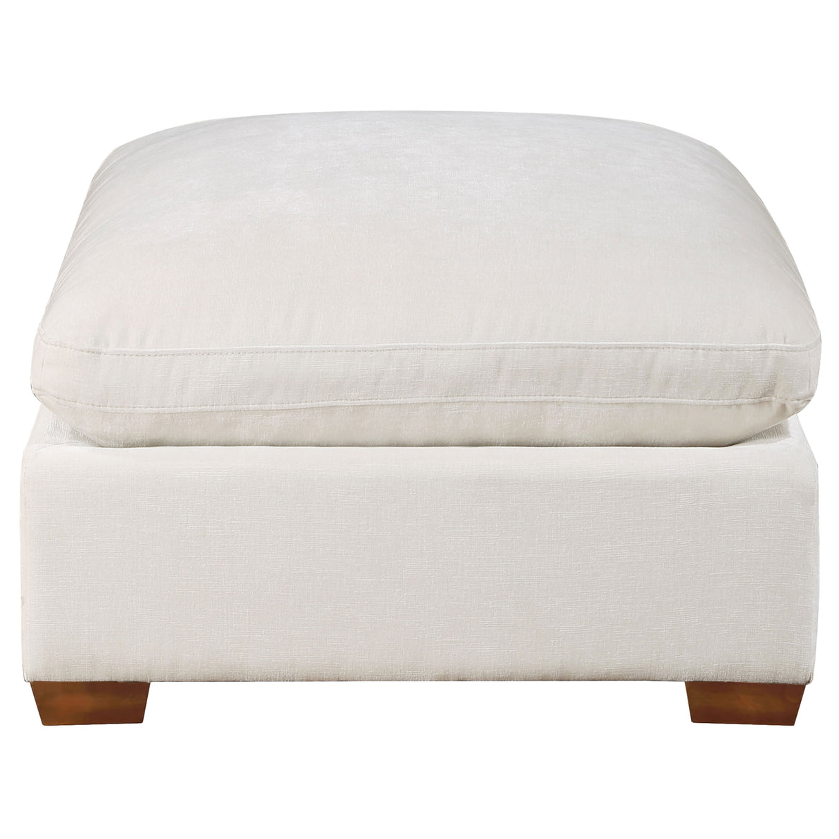 Lakeview Rectangular Upholstered Ottoman in Ivory