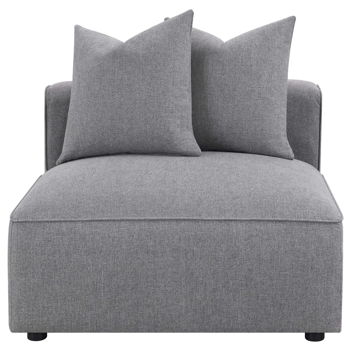 Jennifer 6-Piece Upholstered Modular Sectional Grey