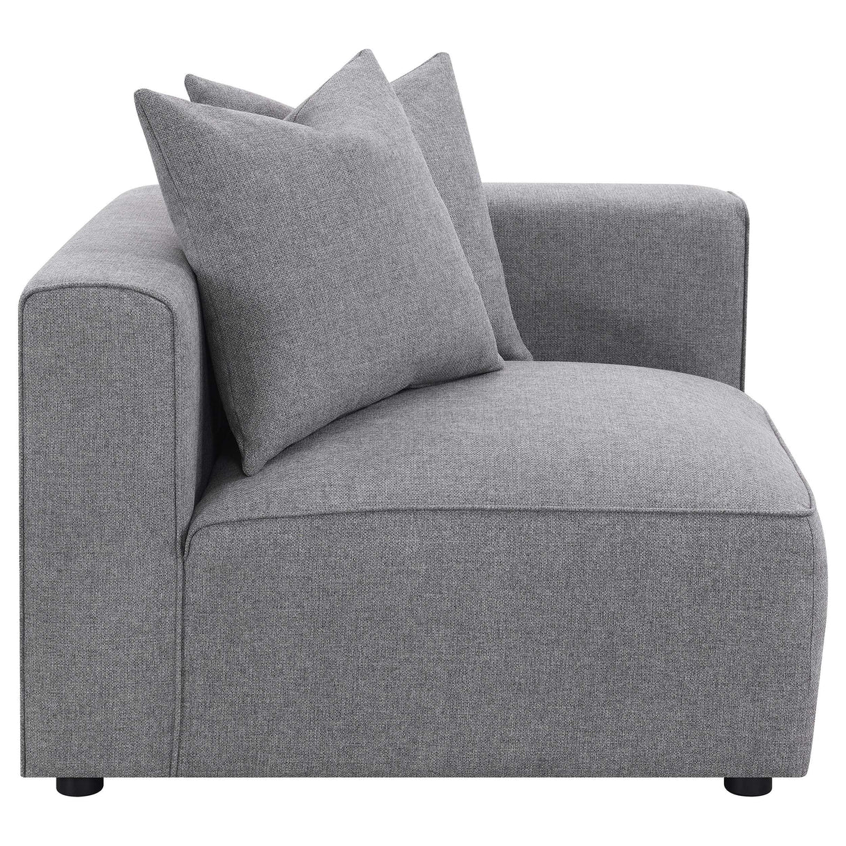 Jennifer 6-Piece Upholstered Modular Sectional Grey