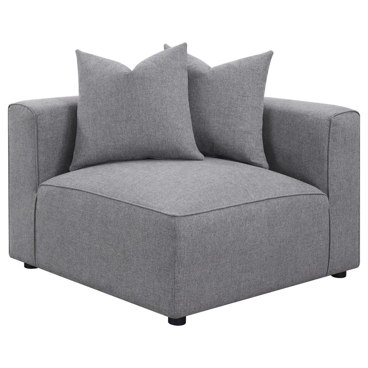 Jennifer 6-Piece Upholstered Modular Sectional Grey