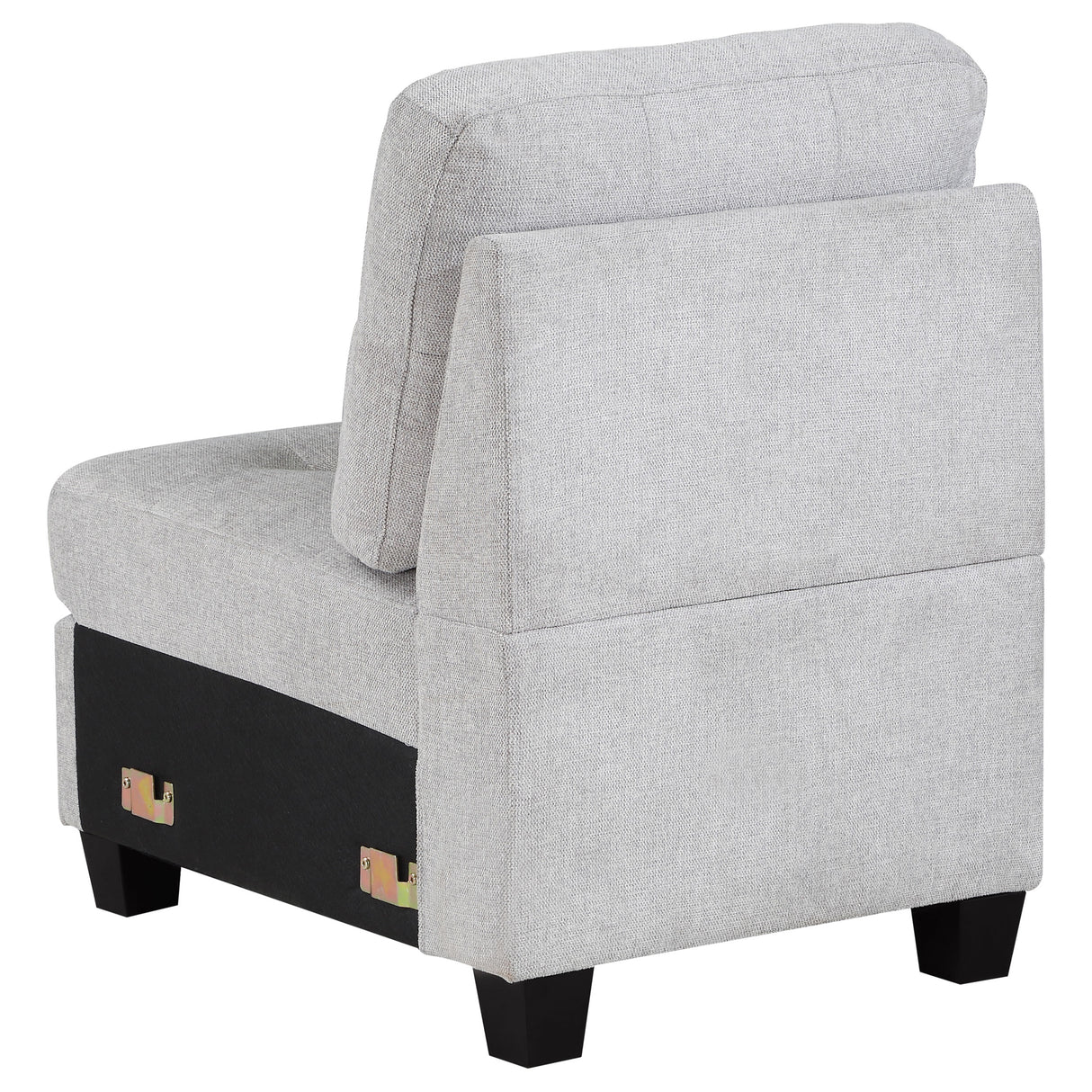 Georgina Upholstered Armless Chair - Beige