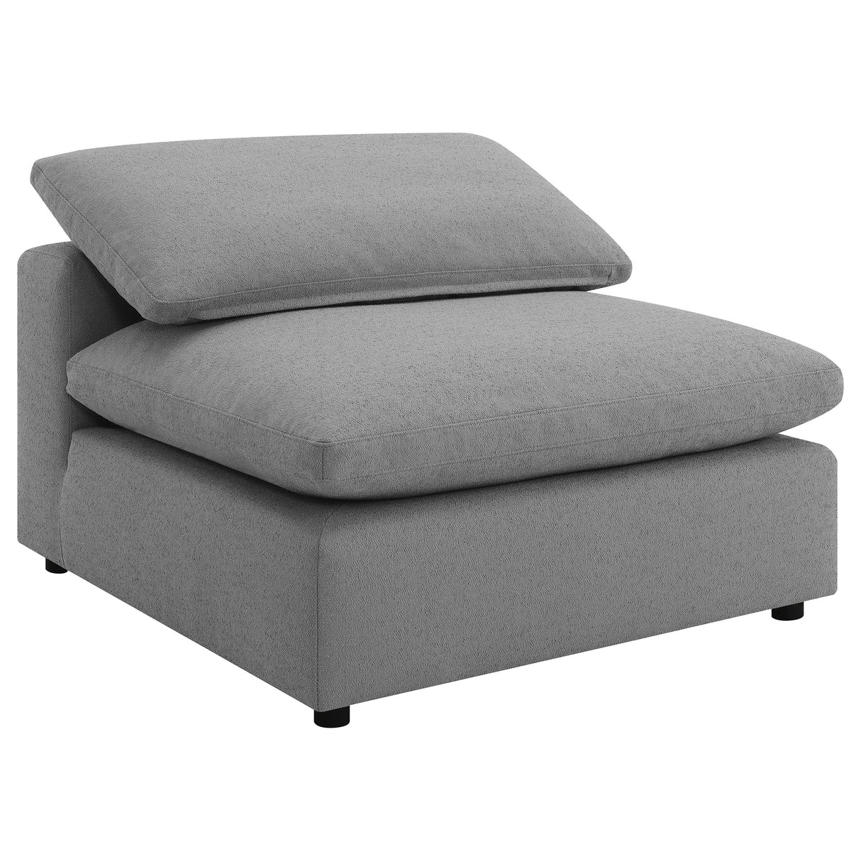 Raleigh 6-Piece Boucle Modular Sectional - Grey