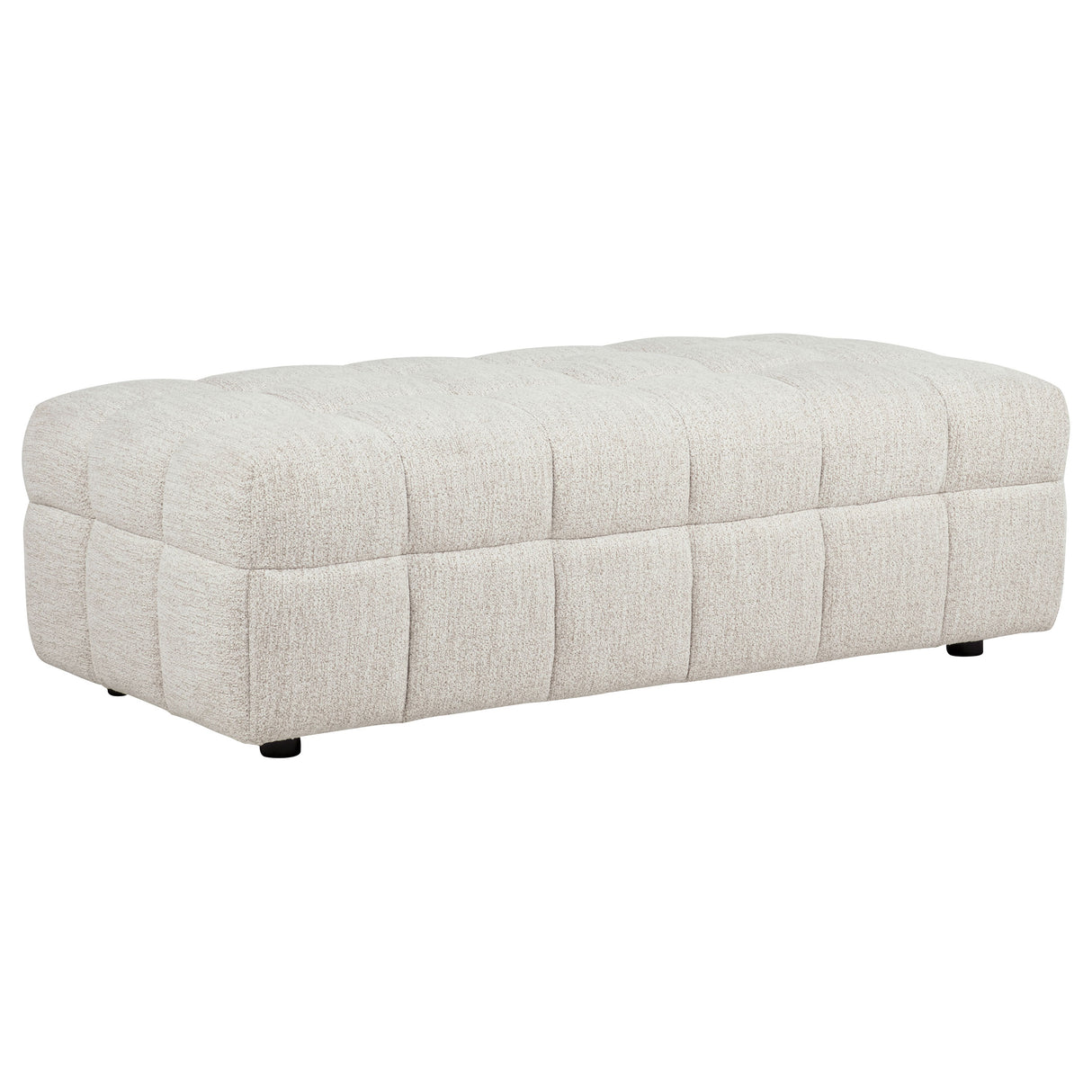 Amara 4-Piece Upholstered Sectional Sofa in Ivory