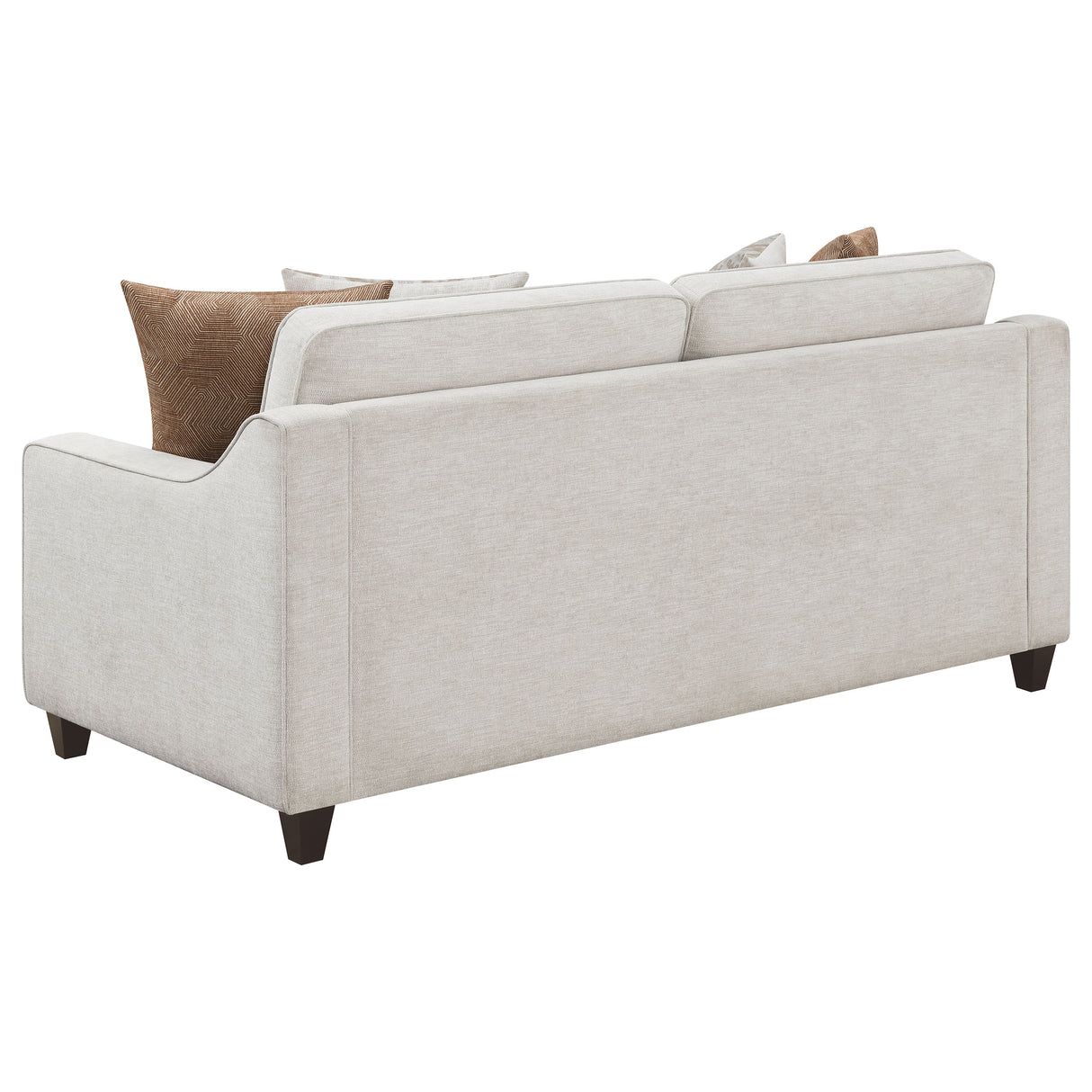 Christine 2-Piece Upholstered Sofa Set in Beige