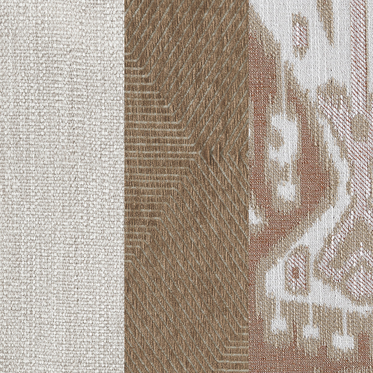 Christine 2-Piece Upholstered Sofa Set in Beige