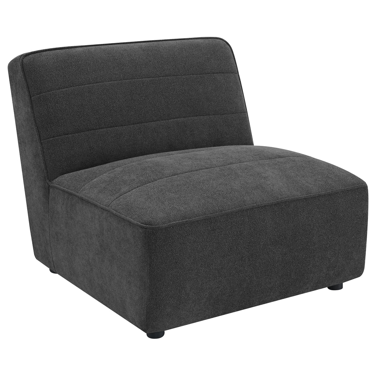 Sunny 6-Piece Modular Sectional Sofa, Dark Charcoal