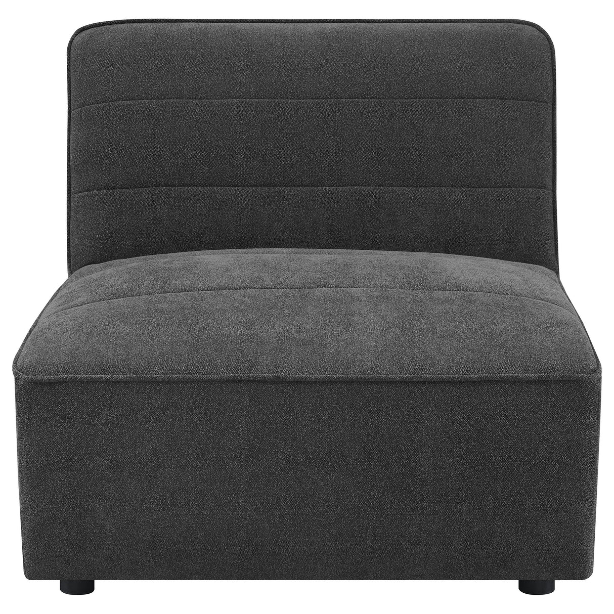 Sunny 6-Piece Modular Sectional Sofa, Dark Charcoal