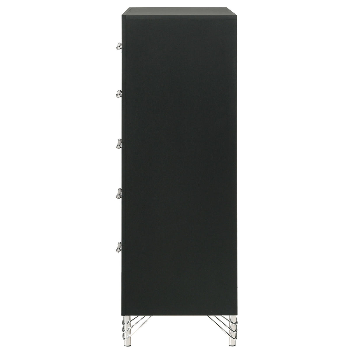 Malcolm - 5 Drawer Bedroom Chest - Black
