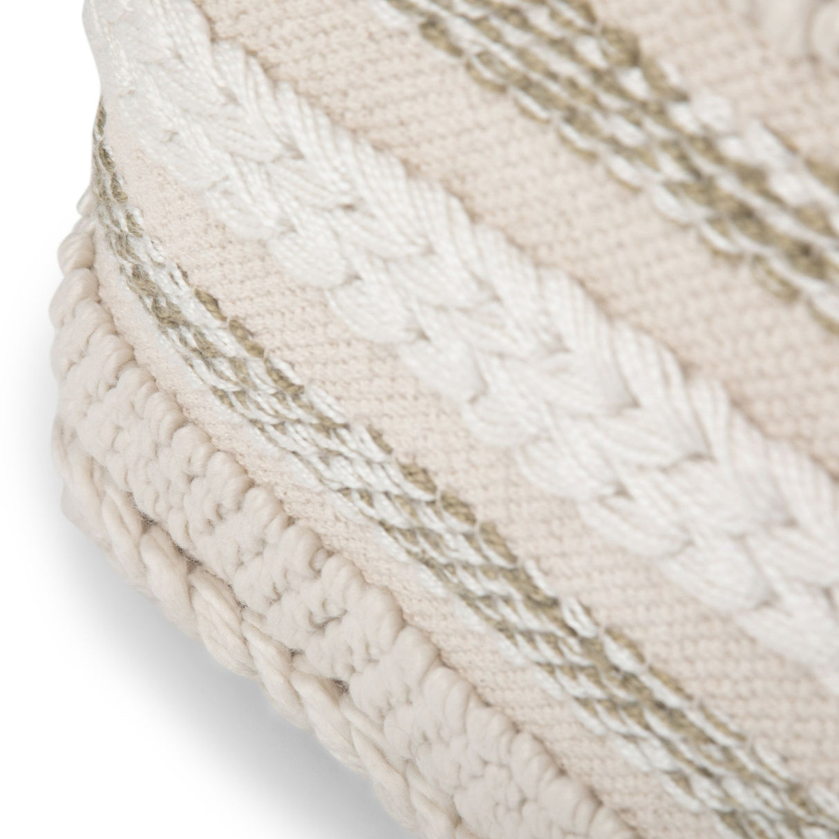 Sommer - Square Pouf - Off White