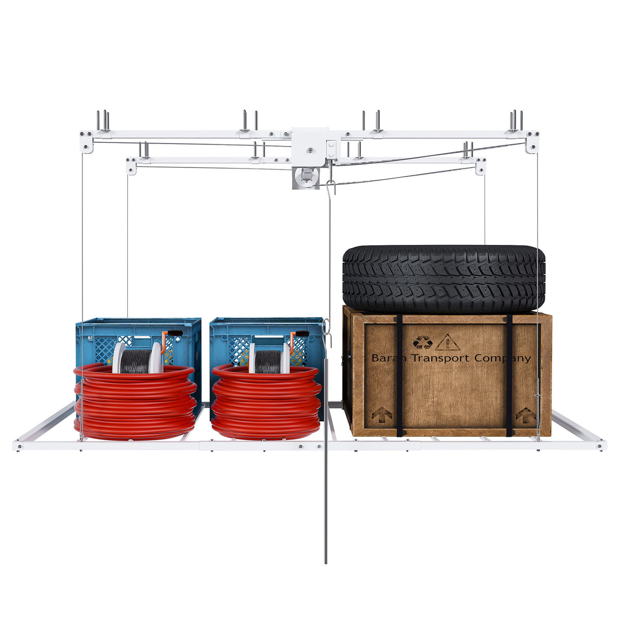 Overhead Garage Storage Rack For Ceilings