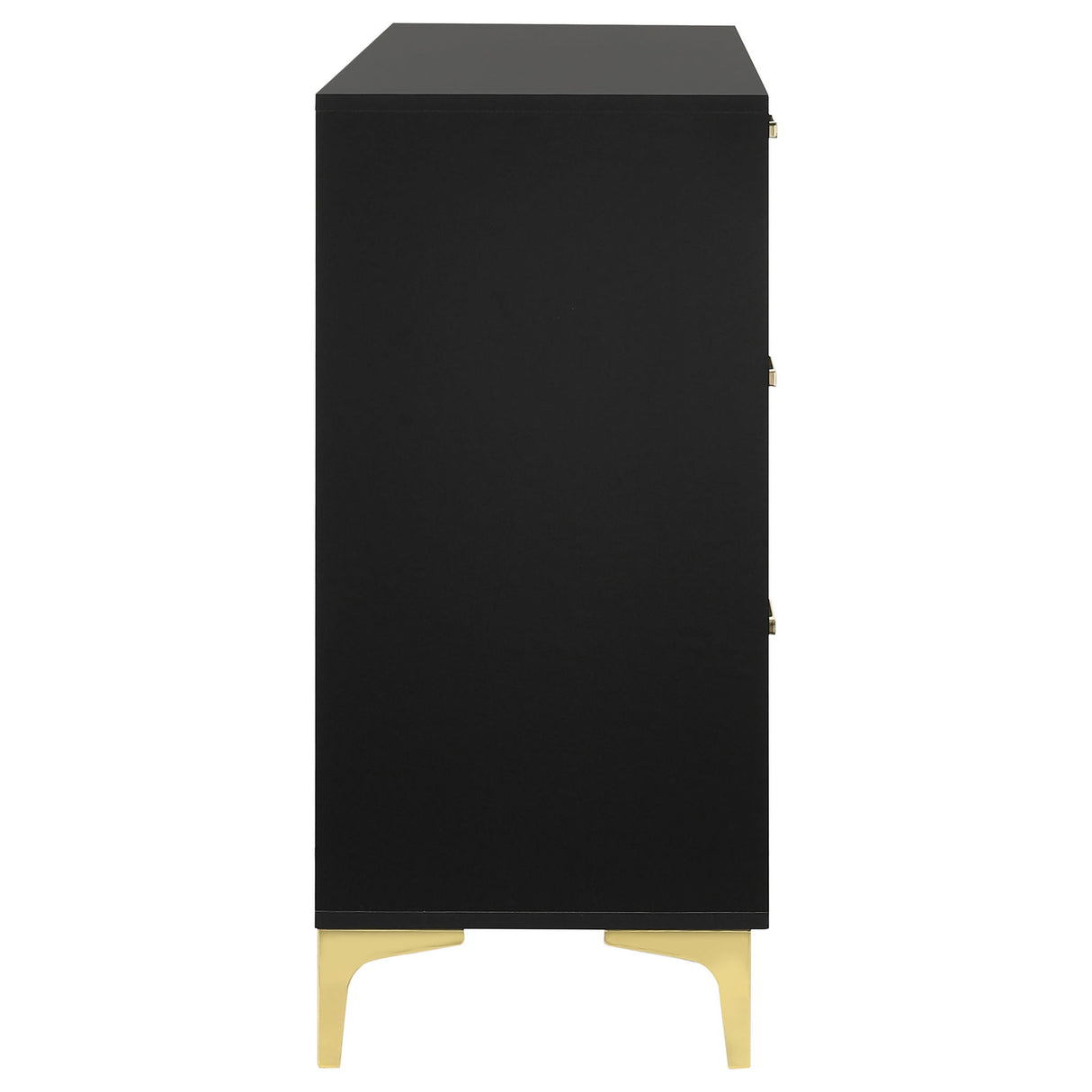 Lexie - 6 Drawer Rectangular Dresser - Black